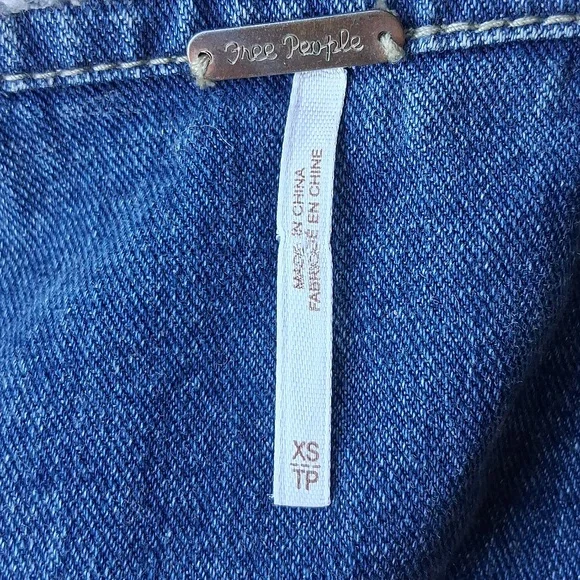 Free People Hooded Denim Jacket XS - Picture 14 of 16